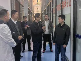 Wang Baohuan, Director of the Animal Husbandry Development Division of Hubei Provincial Agricultural Development Center, Visited the Lldoodoo Central China (Xishui) Egg Trading Center to Conduct Research