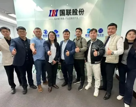 A Kazakh trade delegation visited the Shanghai branch of UNI-Link Co., Ltd. &mdash; Liangyou Duoduo.