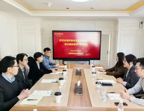 Jiyi Europe Coffee Guests Visit League of Nations Shares, Grain and Oil