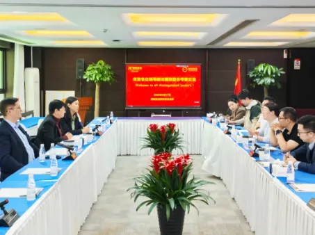 President of Thailand Logistics Federation and his delegation visited the League of Nations shares to visit and exchange