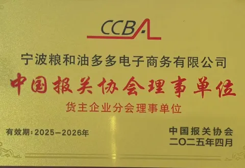 Congratulations! More grain and oil were selected as directors of China Customs Declaration Association: cross-border upgrading of industrial belt driven by new quality productivity