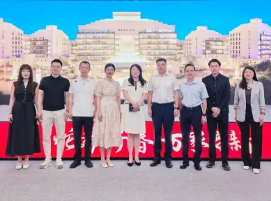 Sun Yugang, CEO of Modern Animal Husbandry, and his party visited the League of Nations.