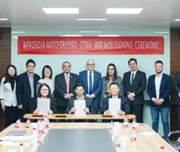 LYDD was invited to attend the Trade Promotion and Exchange Conference of the China Chamber of I/E of Foodstuffs, Native Produce and Animal By-products(CFNA) with representatives of Mato Grosso State from Brazil