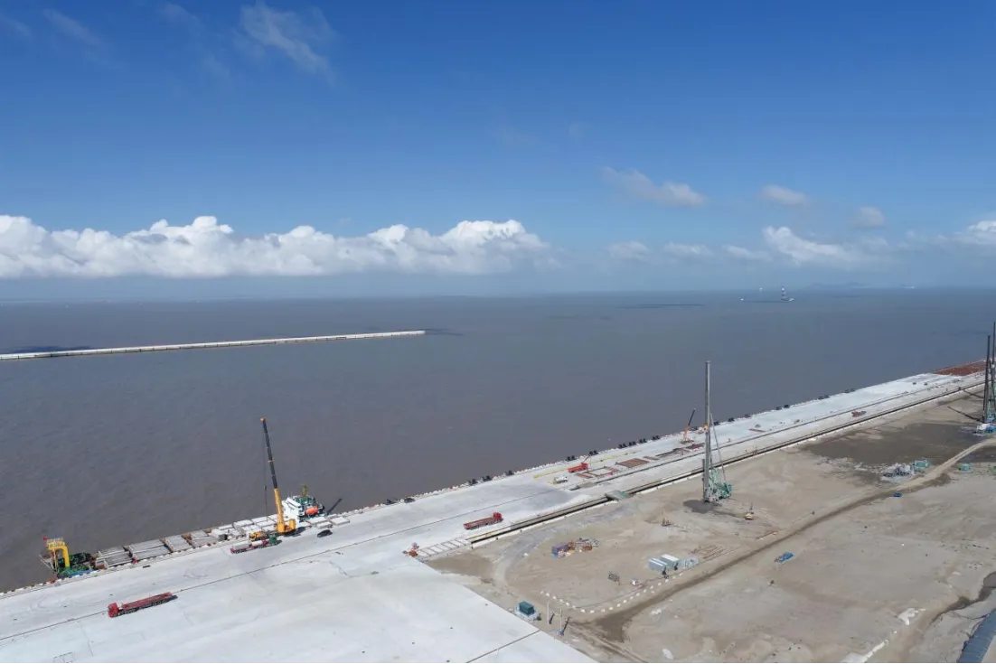 Extend eastward to open up new domains! Completion of Bid B of Xiaoyangshan North Wharf